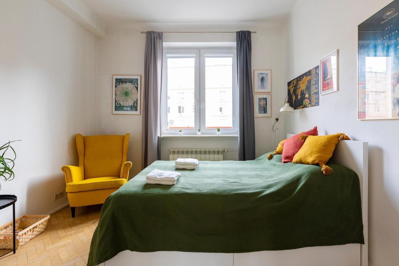 Bright And Cosy Studio Apartment Plac Zbawiciela Warszawa Eksteriør billede