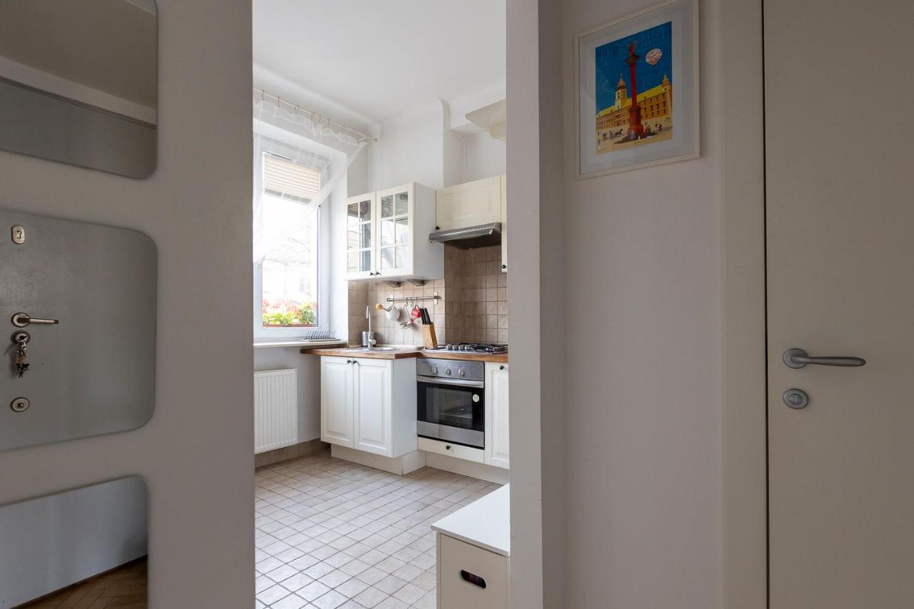 Bright And Cosy Studio Apartment Plac Zbawiciela Warszawa Eksteriør billede